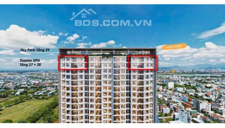 Siêu Phẩm Căn Hộ Penthouse Duplex 200m2 View Biển Cực Đẹp Tại Tầng 28, Sổ Hồng Lâu Dài