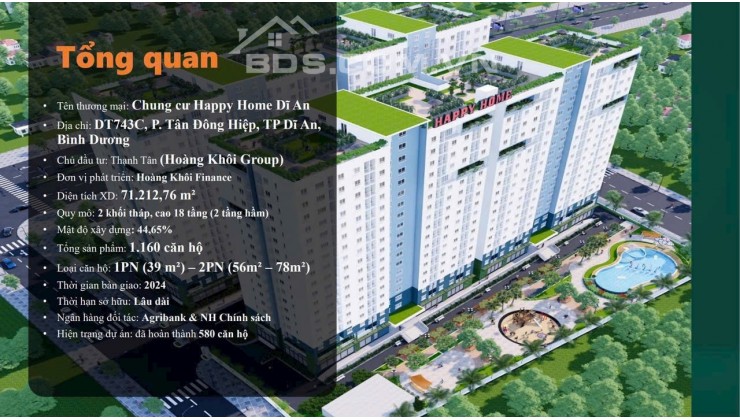 DỰ ÁN NHÀ Ở XÃ HỘI HOÀNG KHÔI – HAPPY HOME DĨ AN