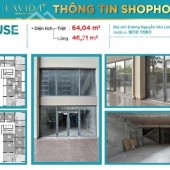 Cần cho thuê shophouse kinh doanh tại dự án Lavida Plus quận 7, 105m2 giá thuê 50,4 tr/th