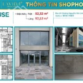 Cho thuê shophouse dạng duplex tại dự án Lavida Plus quận 7, giá chỉ từ 525k/m2