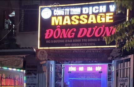 Chính chủ sang quán Massage đã hoạt động lâu năm ở Bình Tân