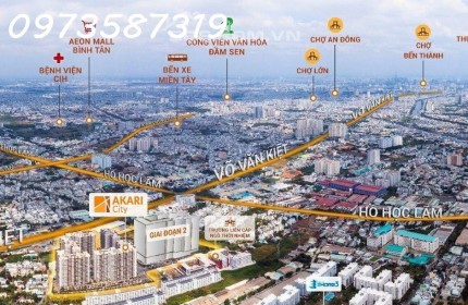 Bán căn 2PN - 78m2 hàng hiếm Akari City - Bình Tân nhỉnh 3 tỷ tháng 12/2023