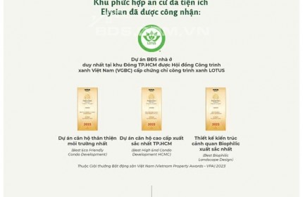 Block D - Elysian có gì đặc biệt ??? Là 1 trong 2 block căn hộ nằm phía trong của dự án