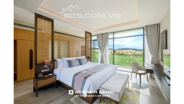 Chuyển nhượng căn villa wyndham cam ranh 4pn - view golf liền kề kề sân cam ranh