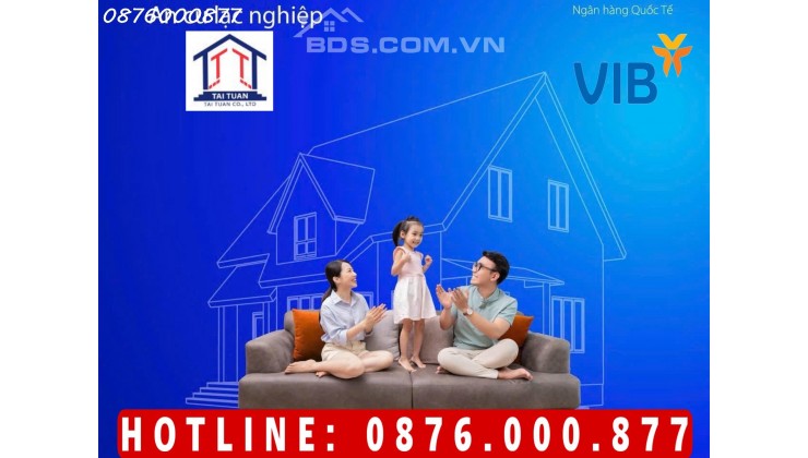 VIB phát mãi lô đất sổ hồng 7mx20m KDC Lập Phúc Nhà Bè. HXH 12m view công viên