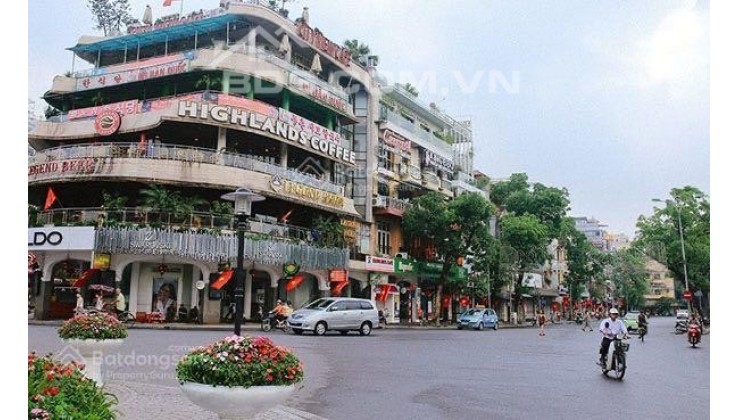 Bán nhà mặt phố Đinh Tiên Hoàng Hoàn Kiếm 102m2, 3 tầng, 2 mặt tiền 4,5m nhỉnh 158 tỷ