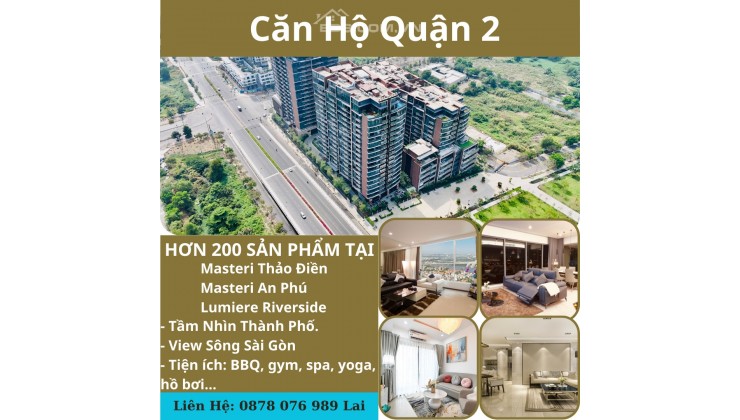 ✨  ✨  ✨  Cho thuê Căn Hộ Cao Cấp tại Quận 2 ⚡  ⚡  ⚡