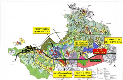 Mở Bán Quỹ Đất Chính Chủ Tại khu Công Nghệ Cao Hòa Lạc