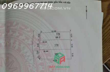 B.Á.N 66M ĐẤT KHÊ NỮ, NGUYÊN KHÊ - ĐƯỜNG Ô TÔ - NGÕ THÔNG - GIÁ RẺ - HƠN 30TR/M