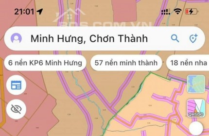 CẦN BÁN LÔ ĐẤT THỔ CƯ 333M2 NẰM GIỮA 3 CỤM KCN LỚN CỦA MINH HƯNG GIÁ NGỘP 490TR