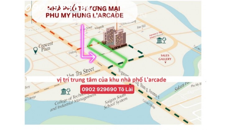 Shop 117m2 Garden Plaza 1 Phú Mỹ Hưng - Căn góc 3 mặt tiền- Ngay quãng trường ánh sáng