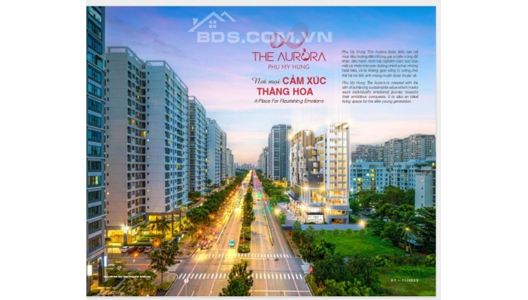 The Aurora Phú Mỹ Hưng - Dự án mở bán giai đoạn 1 trực tiếp chủ đầu tư Phú Mỹ Hưng, Gọi ngay 0902328695 để nhận báo giá và lịch thanh toán