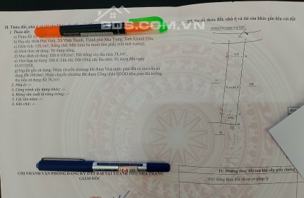 MÃ 980: BÁN LÔ ĐẤT 138,1M2 HẺM CẦU BÈ NỐI DÀI, VĨNH THẠNH CHỈ 1 TỶ 860 TRIỆU