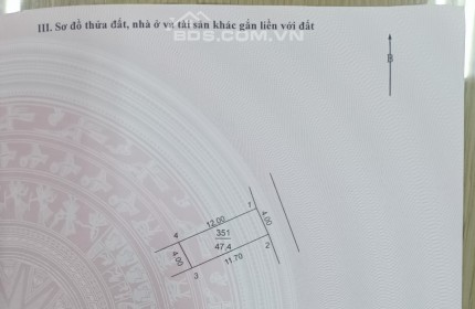 Cần bán bán 47,4 m Thôn Đồng Lai,Quang Tiến,Sóc Sơn, Hà Nội.(ô tô vào đất)
* Tiện ích
-Diện tích 47,4m ,khổ đất vuông, mặt tiền và hậu 4m
-Đường