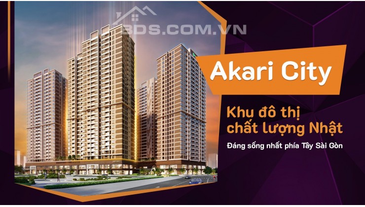 Booking định danh sở hữu căn hộ Akari City Bình Tân - TT chỉ từ 750 triệu (20%)