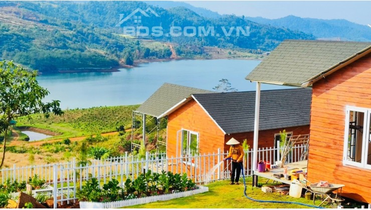 Bán 6sao8 đất view hồ Ngọc sẵn 730m2 thổ cư bám đường nhựa tại Bảo Lộc