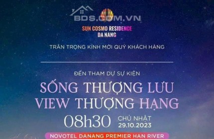 Măt tiền sông Hàn view cầu Rồng giá chỉ 2,3 tỷ 2 PN