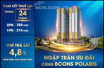 Trả Trước 175tr Sỡ Hữu Ngay Căn 2PN 2WC, Ngân Hàng Hỗ Trợ Vay 80%, Miễn Lãi Suất 4,8%