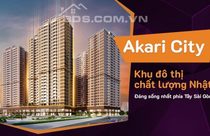 Booking định danh sở hữu căn hộ Akari City Bình Tân - TT chỉ từ 750 triệu (20%)