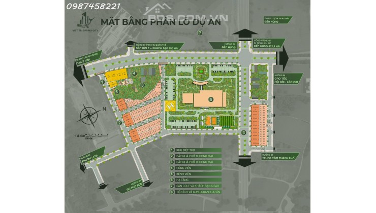 Cần thanh khoản gấp 5 lô đất KĐT Spring City Việt Trì - 90m2 giá đầu tư cực kỳ hấp dẫn