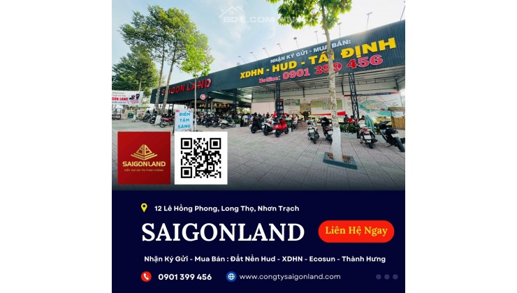 Saigonland Nhơn Trạch - Mua bán đất Nhơn Trạch - Dự án Hud Nhơn Trạch Đồng Nai.