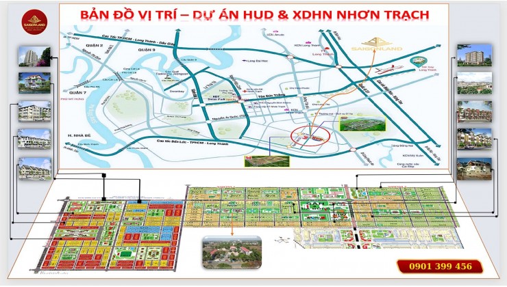 Saigonland Nhơn Trạch - Mua bán đất Nhơn Trạch - Dự án Hud Nhơn Trạch Đồng Nai.