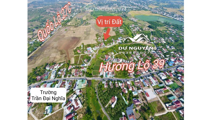 Bán đất Diên Hoà rộng rãi xây nhà vườn - mặt tiền đường nhựa sát bên Hương Lộ 39