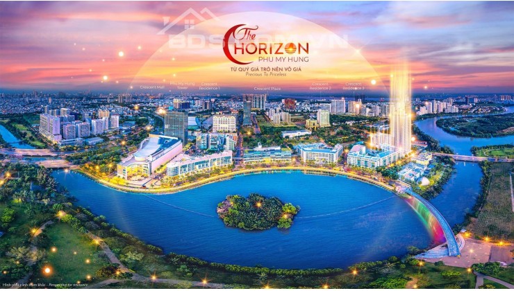 Căn hộ Horizon Hồ Bán Nguyệt 3PN 145m2 có 2 view đặc biệt khan hiếm mua trực tiếp chủ đầu tư Phú Mỹ Hưng - Ngân hàng hỗ trợ 0% ls đến t12/2025, chiết