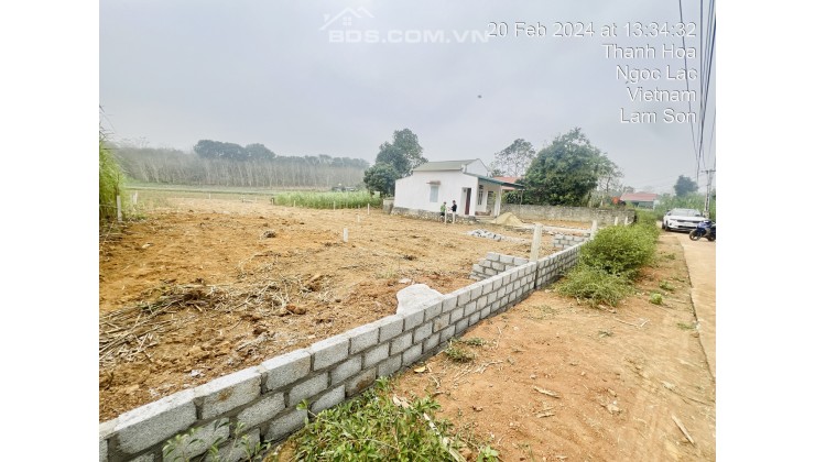 Chính chủ cần bán lô đất giá cực kỳ Hợp Lý, vị trí đẹp tại Lam Sơn, Ngọc Lặc, Thanh Hóa.