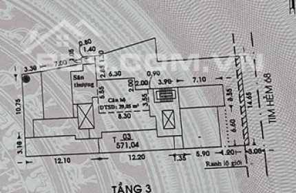 Bán gấp căn hộ 40m2 C/C đường Nguyễn Bá Tòng Q.Tân Bình