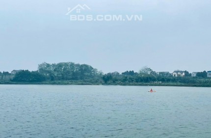 LÔ ĐẤT VIEW HỒ TUYỆT ĐẸP,  DIỆN TÍCH 268M2 TẠI ĐÔNG YÊN, QUỐC OAI