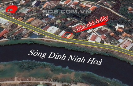 Bán nhà view sông Dinh ninh hoà , Nam Vân Phong ngang 12m cực đẹp