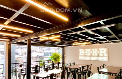 Sang nhượng hoặc cho thuê nhà hàng quán ăn, bia craft mặt tiền vòng xoay Hoa Lan PN view cực đẹp