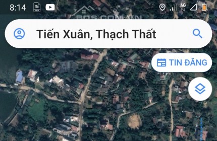 Siêu phẩm nghỉ dưỡng 1581m2 lưng tựa núi mặt hướng thủy cực đẹp tại tiến xuân - thạch thất