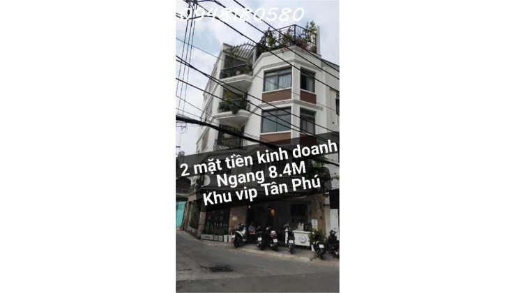 2 MẶT TIỀN KINH DOANH ĐƯỜNG LŨY BÁN BÍCH - 5 TẦNG- THANG MÁY - 80M2