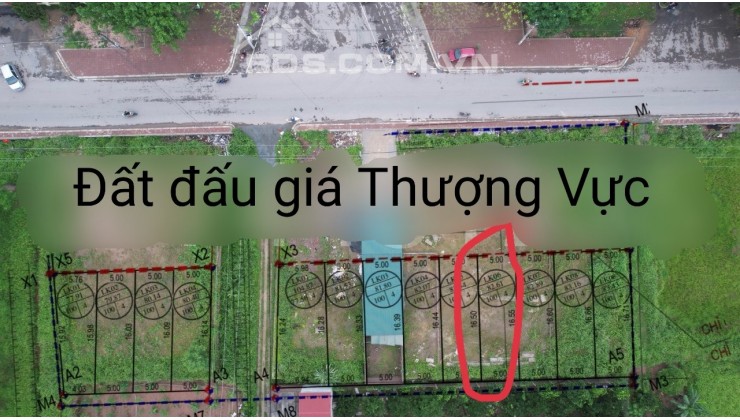 CC bán nhanh đất mới trúng đấu giá 82.61m2, LK6-DG2, k4, Thượng Vực, Chương Mỹ, HN, giá chênh nhẹ 1xx tr