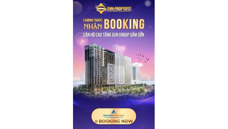 Nhanh tay booking ngay Sun PathWay để được Ck 1% và sở hữu một căn hộ view biển đẹp nhất khu vực Sầm Sơn