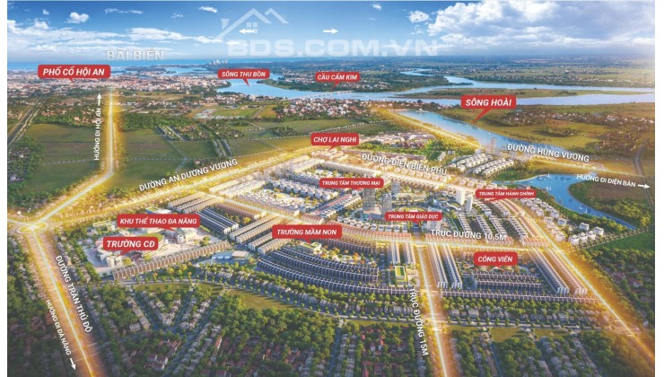 bán đất nền dự án The Mansion Hội An giá 14.7tr/m2