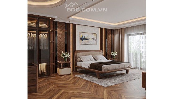 Siêu phẩm nhà mới phố VIP đón CẦU Trần Hưng Đạo, 56m, 7T thang máy, Gara, KD. Long Biên.