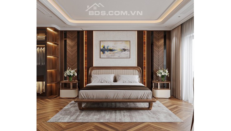 Siêu phẩm nhà mới phố VIP đón CẦU Trần Hưng Đạo, 56m, 7T thang máy, Gara, KD. Long Biên.