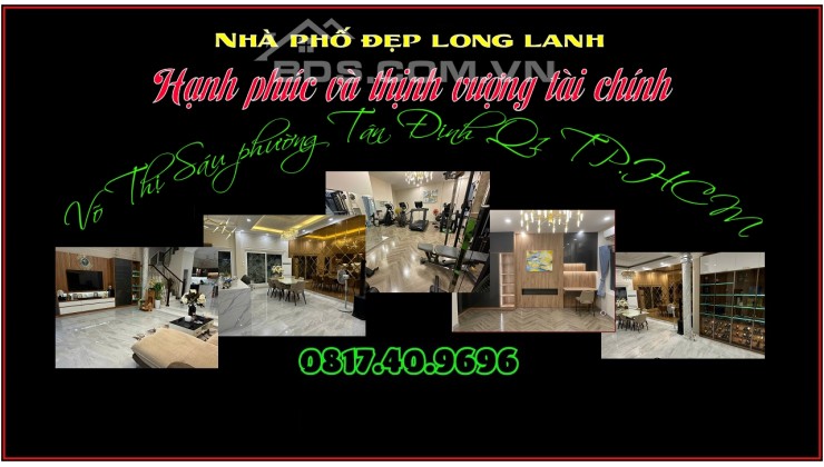 Ngôi nhà lung linh 6.4 x 18m 1 trệt 3 lầu Võ Thị Sáu trung tâm Q1 TP.HCM