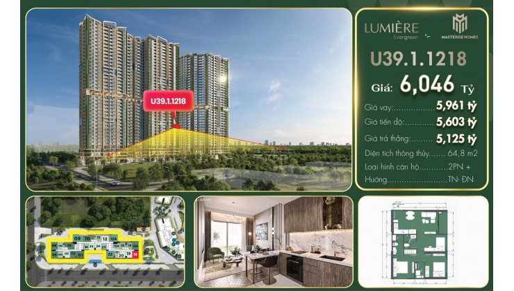 Lumiere Evergreen Cao cấp số 1 tại Vinhomes Smart City