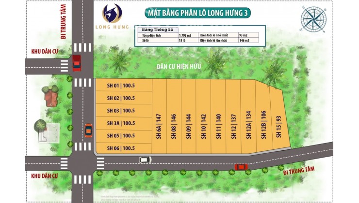 ĐẤT NỀN LONG HƯNG 3 -SỔ ĐỎ RIÊNG TỪNG LÔ- CHỈ TỪ 200TR-TIỀM NĂNG TĂNG GẤP NHIỀU LẦN-LIÊN HỆ NGAY 0912779191