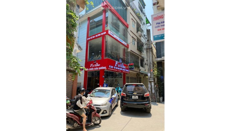 Bán gấp nhà Mặt Phố thuộc Hoàng Quốc Việt, building tòa nhà, lô góc, 57m, 12 Tỷ.