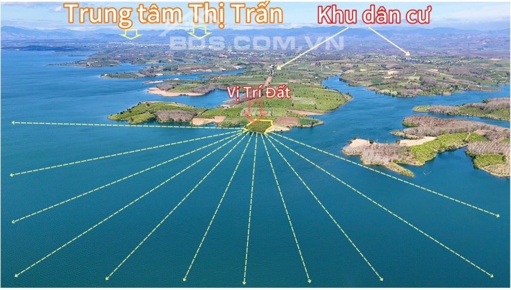 Bá đất view hồ 3 mặt tiền tại xã hà mòn huyện đắk hà tỉnh kon tum