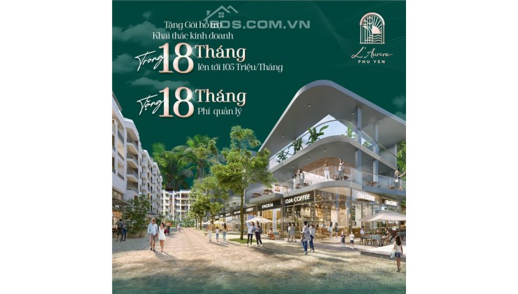 Shophouse ven biển mặt phố đi bộ 24/7, chỉ từ 2,6 tỷ/NHHT 70%,lãi 0%,chiết khấu đến 2 tỷ