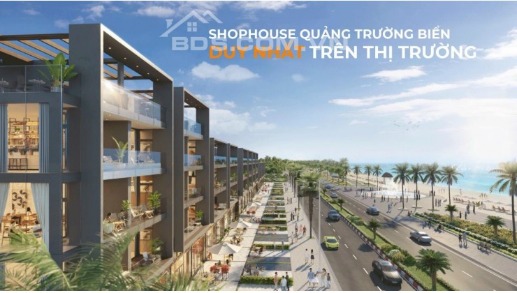 bán shophouse 5 tầng mặt tiền đường Trần Nhân Tông cách biển 50m, sổ  riêng