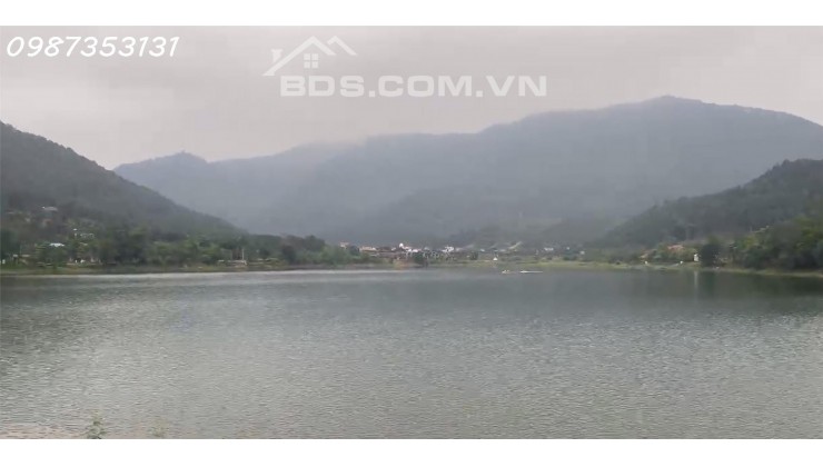Chỉ 2,x tỷ/m2 tận 1000m2, view đẹp nhất hồ Ban Tiện, Minh Trí, Sóc Sơn, 400m2 đất thổ cư, mặt tiền 60m chân chạm nước.