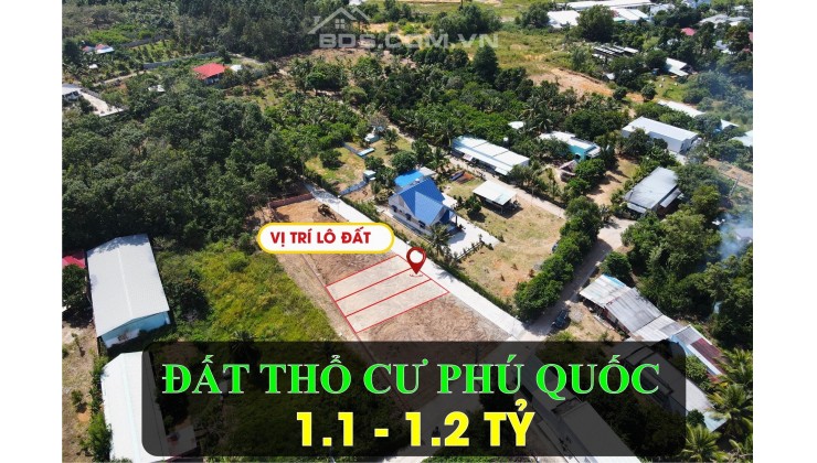 Hot ! Đất thổ cư cách TP Dương Đông Phú Quốc 2km, Giá chỉ nhỉnh 1 tỷ