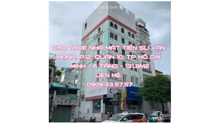 Cho thuê nhà MT Sư Vạn Hạnh, Phường 12, Quận 10, TP Hồ Chí Minh